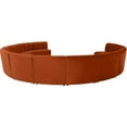 thumbnail image 4 of Meridian Furniture Sectionnel Modulaire 12 Pcs en Velours Cognac Limitless, 4 of 7