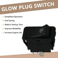 thumbnail image 2 of Black Glow Plug Switch for Bobcat Skid Steer F C Series 553 751 753 763 773 863, 2 of 7