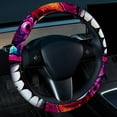thumbnail image 2 of Graffiti 14.5 Inch Printing PVC Leather Auto Accessories Steering Wheel Covers Car Wheel Cover Steering Wheel Cover, 2 of 6
