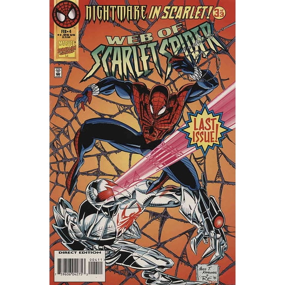 Web of Scarlet Spider #4 VF ; Marvel Comic Book
