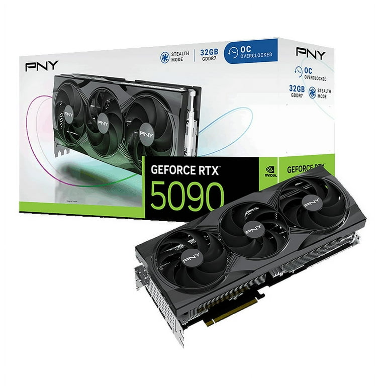PNY NVIDIA GeForce RTX™ 5090 OC Triple Fan, Graphics Card 32GB