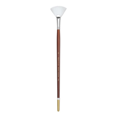 Robert Simmons White Sable Watercolor Brush, Long Handle, Fan Blender, L 6