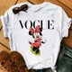 thumbnail image 1 of Minnie Mouse camiseta niñas mujeres Kawaii Top dibujos animados gráfico camisetas divertidas Harajuku Disney camiseta moda camiseta ropa femenina Gao Jinjia LED, 1 of 2