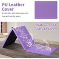thumbnail image 2 of CL.HPAHKL Gymnastics Mat 2'x6'x2'' Folding Tumbling Mat Gym Mat Yoga Mat Portable Lightweight Exercise Mat Cheer Mat for Kids Adults Home Exercise Yoga Aerobics Fitness, 2 of 7