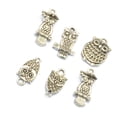 thumbnail image 3 of Conjunto de 3 Collares Strade Fareast Limited colgantes de Búhos y Formas Variadas en Plata 5 piezas, 3 of 5
