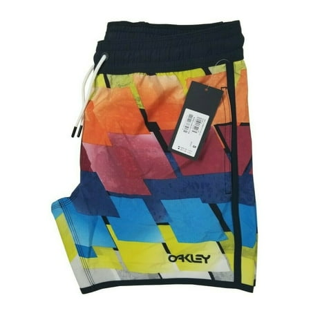 Men's Oakley Beach Short Summer Hits Rainbow 16 Inches - Size S