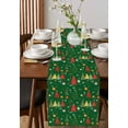 thumbnail image 2 of Table Runners 120 Inches Long Dress Scarves, Green Christmas Farmhouse Coffee/Dining/Kitchen Table Runner for Living Room, Red Yellow Xmas Tree Snowflake Gifts 13x120 Inch, 2 of 7