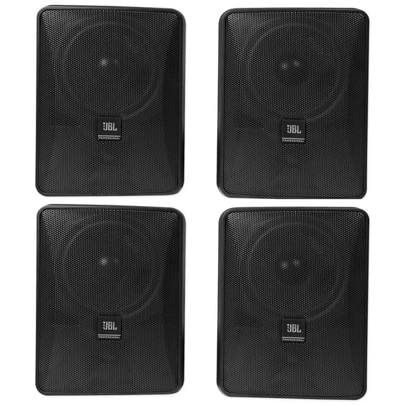 (4) JBL Control 25-1 5.25" 30w 70v Wall-Mount Commercial Restaurant/Bar Speakers
