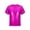 Hot Pink, variant on Eandarui Kids Girls Boys Shiny Metallic Short Sleeves Hip Hop Jazz Crop Tops Dancewear Gymnastics Black 110