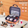 thumbnail image 3 of Organizador rígido Makeup Train Case JZRTravel de 14 pulgadas, 3 of 8