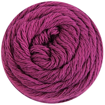 Mary Maxim Dishcloth Cotton Yarn - Raspberry (Best Cotton Yarn For Dishcloths)