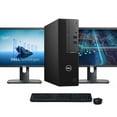 thumbnail image 1 of Restored Windows 11 Dell Desktop Computer | Octa-Core i7 11th gen CPU | 16GB RAM | 256GB SSD | Dual 22" LCD's | (Refurbished), 1 of 5