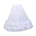 thumbnail image 3 of Milaget Girls Petticoat Formal Accessory for Wedding Birthday Party Costume Dressing White, 3 of 9