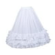 thumbnail image 3 of Enagua para niña, enagua de niña, enagua de crinolina portátil para boda, Blanco, 3 of 9