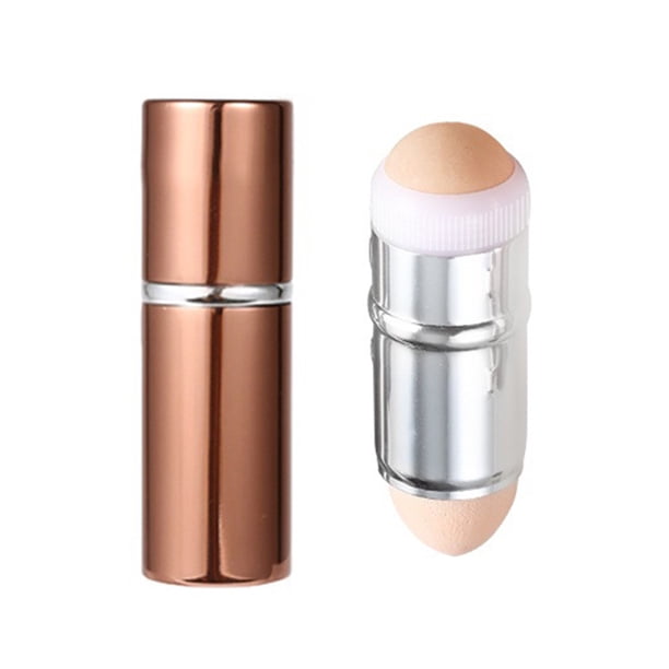 Rodillos absorbentes de aceite facial, rodillos de piedra volcánica, rodillos reutilizables para el control de la grasa facial, herramienta de maquillaje de doble extremo para el cuidado de la piel.