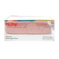 thumbnail image 3 of Placa Redonda de Silicona Nuby Rosa Ballena para Niños Pequeños, 3 of 8