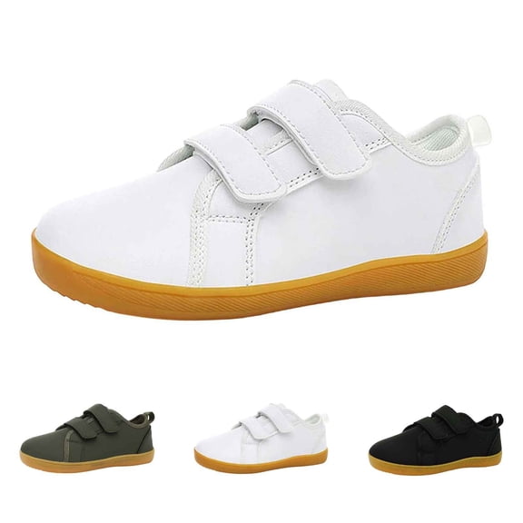 JAJAHO Boys Girls Barefoot Shoes Kids Sneakers Hook And Loop Non- Casual Sports Shoes 5-13Y