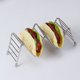 thumbnail image 4 of Bewildely Nuevo soporte para Taco, soporte para Taco, soporte de acero inoxidable a prueba de herrumbre, estilo de bandeja para hornear, Mostrada 2 ranuras 10.5x6.5x4.2cm, 4 of 6