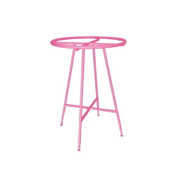 SSWBasics Hot Pink Round Clothes Rack - Sturdy Clothing Rack for Hanging Clothes - Elegant and Functional Clothing Racks for Hanging Clothes in Modern Spaces