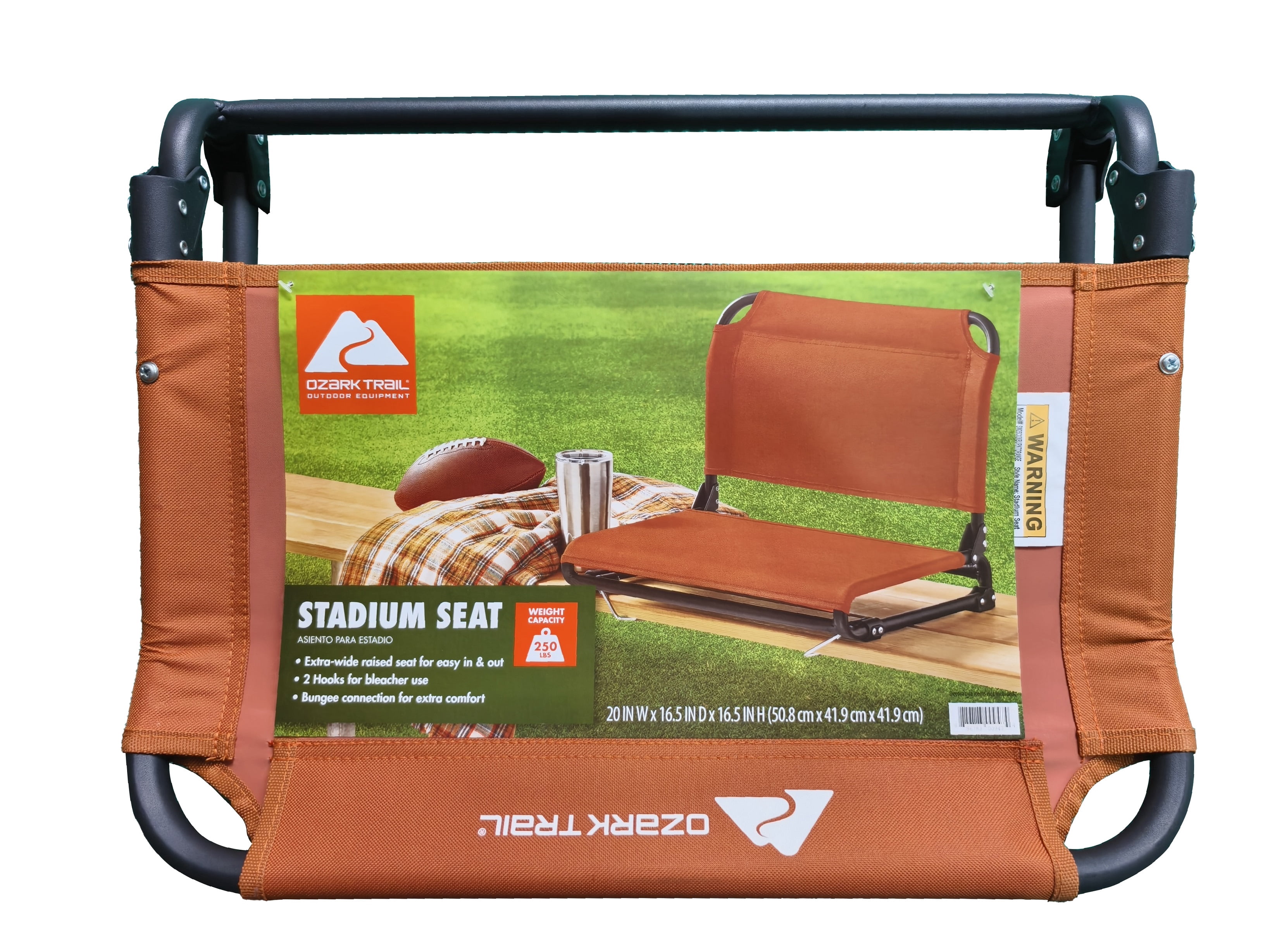 Ozark Trail Stadium Seat Burnt Orange