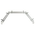 thumbnail image 4 of Julius 13/16" Double Bay Window curtain rod Adjustable 20"-36", 38"-72" - Satin Nickel,(ABay-20-5D), 4 of 4