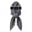 gray, variant on 2 in 1 Hooded Scarf Hat, Cable Knit Winter Neck Face Cover for Outdoor Cold Weather
