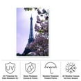 thumbnail image 3 of Kathy Yates 'Eiffel Tower with Blossoms' Outdoor Canvas, 3 of 3