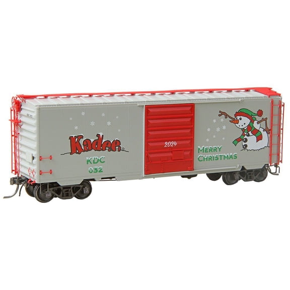NEW Kadee 2024 Kadee Christmas Car KDC RTR 40' PS-1 Boxcar HO Scale