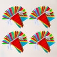 thumbnail image 1 of ELAYARD 4Pqt Guirnalda De Banderines Multicolor Para Decorar Puertas Y Árboles En Eventos Y Fiestas, 1 of 4