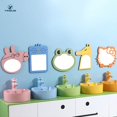 thumbnail image 3 of Espejo de hello kitty con dibujos de animales en color, tocador de baño para niños, espejo montado en la pared, 3 of 4