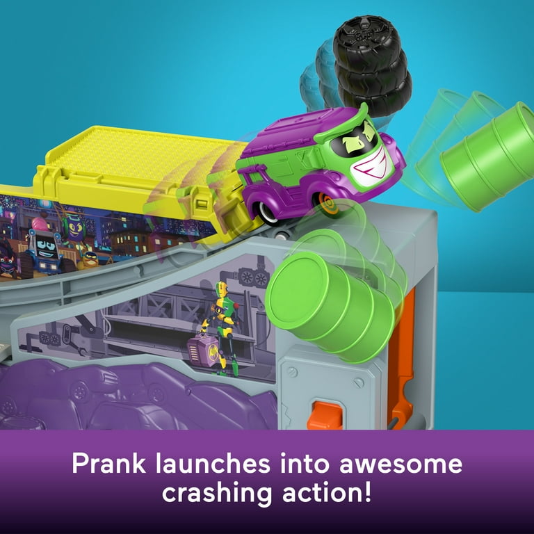 Fisher Price DC Batwheels Playset with Car Ramp and Launcher