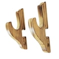 thumbnail image 4 of BELOVING Sword Holder Wall Mounted Decorative Wooden Rack for Samurai Flute Wakizashi 1 Tier, 4 of 9