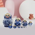 thumbnail image 3 of 10x Matryoshka, Juguete Apilable Clásico Hecho , Rusas para Decoración de , Juguete para , yotijar muñecas de anidación, 3 of 8