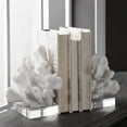 thumbnail image 4 of Uttermost Charbel Coastal Resin and Crystal Bookend in White (Set of 2), 4 of 7
