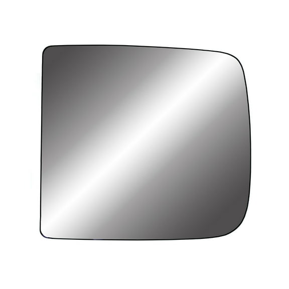 33315 - Fit System Driver Side Heated Mirror Glass w/ backing plate, 09-19 Ram 1500, 10-19 2500/3500, tow mirror big lens w/o BSDS, 7 1/8" x 7 9/16" x 9 1/2" Fits select: 2009-2012 DODGE RAM 1500