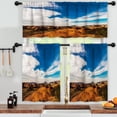 thumbnail image 3 of LALILO Kitchen Curtains and Valances Set of 3 36" Valley Window Treatment Tiers for Window Decor, 3 of 5