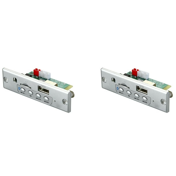 2X 2X25W Amplificador Reproductor de MP3 Placa Decodificadora 6V-12V Bluetooth 5.0 Módulo de Radio Fm de Automóvil