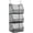 Black-3pcs, variant on Stackable Wire Storage Baskets for Kitchen Closet Pantry, Hanging Closet Organizers Storage Shelves Organization, Wall Mount Metal Basket Bins, Clothing Vegetable & Fruit Organizer 5 pcs