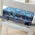 thumbnail image 5 of Toddler Booster Seat Chair Booster Seat With Adjustable Belt And Fastening Strap Non Slip Booster Seat Cushion Cute Kid Booster Seat For Dining Table Toddler Kids, 5 of 5