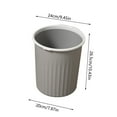 thumbnail image 2 of Sturdy Polypropylene Can Lightweight Durable Container for Kitchen Bathroom Home Easy Cleaning, 2 of 4