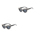 thumbnail image 3 of Sonducket 1 par de gafas de mujer con montura de PC, lentes de resina, reemplazo decorativo de cristal y elegante, adorno para gafas de Type1 NO1, 3 of 6