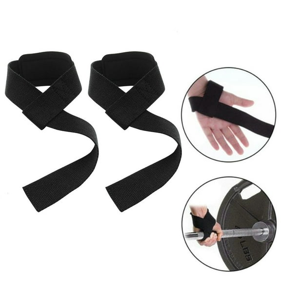 Agiferg Gym Weight Lifting Straps Power Training Grip Gloves Wrist support wrap Hand bar