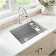 thumbnail image 6 of LIVEN Dual Mount Granite Composite 25 in. x 22 in. Laundry Sink in Concrete Gray, 6 of 7