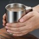 thumbnail image 3 of Insulated Stainless Steel For Travel Cup Double Wall Perimeter Welded Handle, 3 of 11