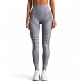 thumbnail image 6 of enyan Cellulite Leggings for Women High Waisted Push Up Women's Yoga Leggings（Grey,S）, 6 of 7