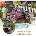 thumbnail image 2 of Retro Style Vase Solar Car Garden Statue Planter Vintage Bus, 2 of 4