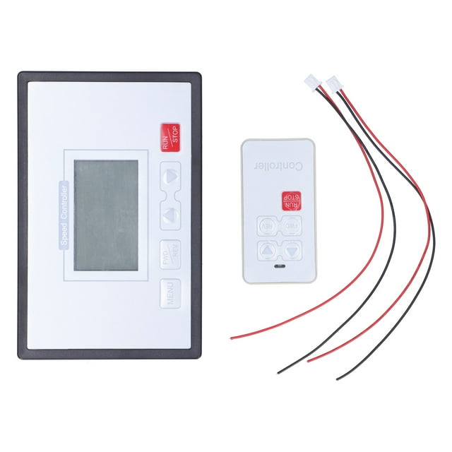 Controlador de velocidad del Motor VOBOR, pantalla Digital inteligente LCD con Control remoto, suministros industriales, regulador LCD de velocidad del Motor