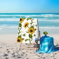 thumbnail image 4 of LACKUST Sunflower Beach Towel, Quick-Dry & Sand-Proof, 70x150cm, 4 of 7