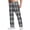 Light Gray, variant on Men's Casual Pants with Pockets, Stripe and Checkered Print, Loose Straight Leg, Elastic Drawstring Waist for Daily and Relaxed Wear,Multicolor L