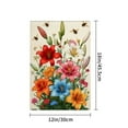 thumbnail image 4 of AMHNF Linen Garden Flag for Spring Summer Home Outdoor Garden Yard Door Decor 12x18 inch, 4 of 5